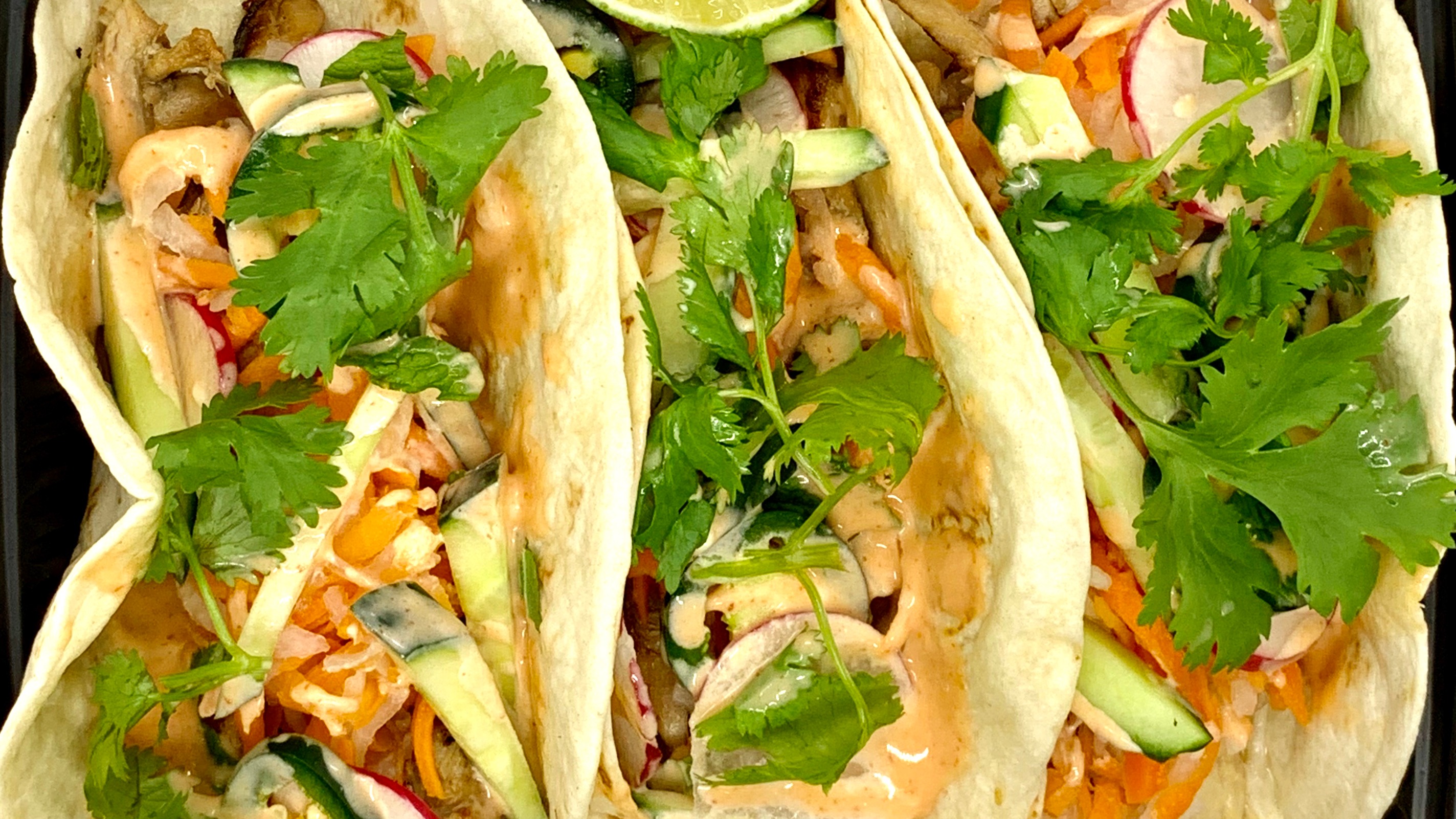 Order Vietnamese Chicken Tacos food online from Indochine store, New Brunswick on bringmethat.com