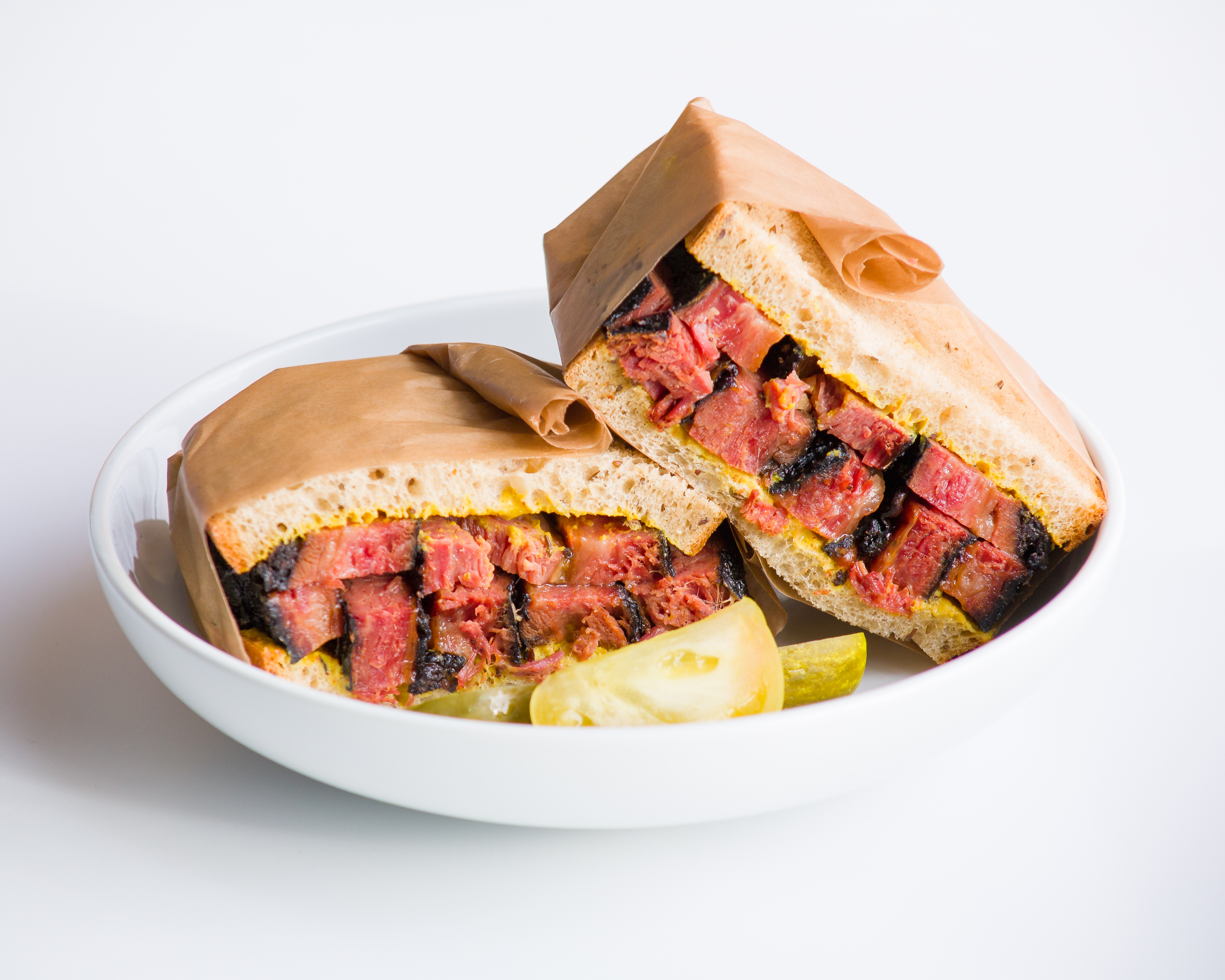 Order Hand-Cut Pastrami food online from Our Fathers store, Boston on bringmethat.com