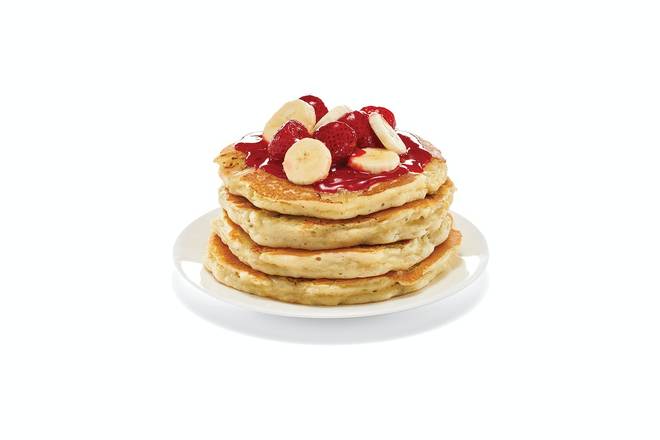 Order New! Protein Pancakes - Strawberry Banana food online from IHOP store, San Antonio on bringmethat.com