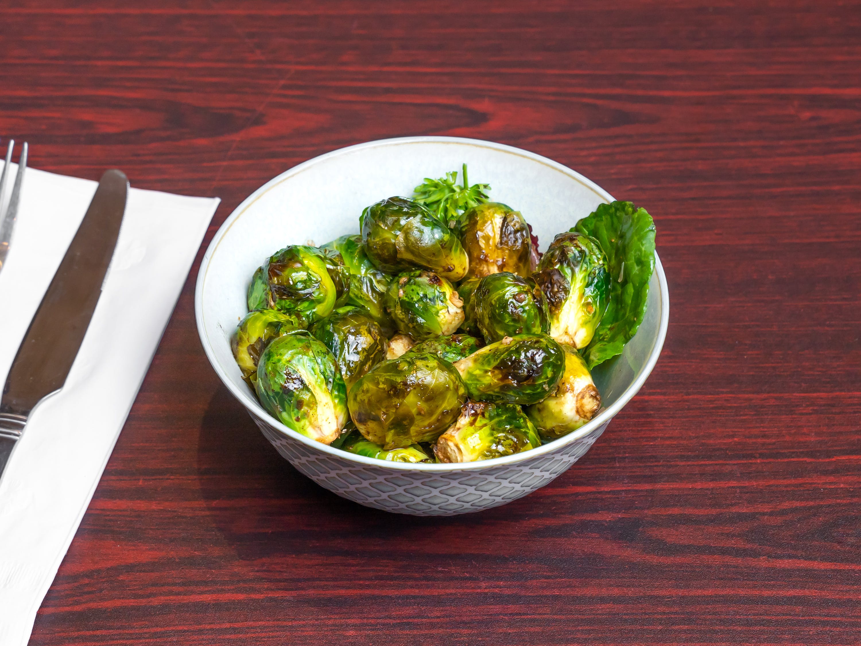 Order Roasted Brussel Sprouts - Side food online from Fresca Garden store, San Francisco on bringmethat.com