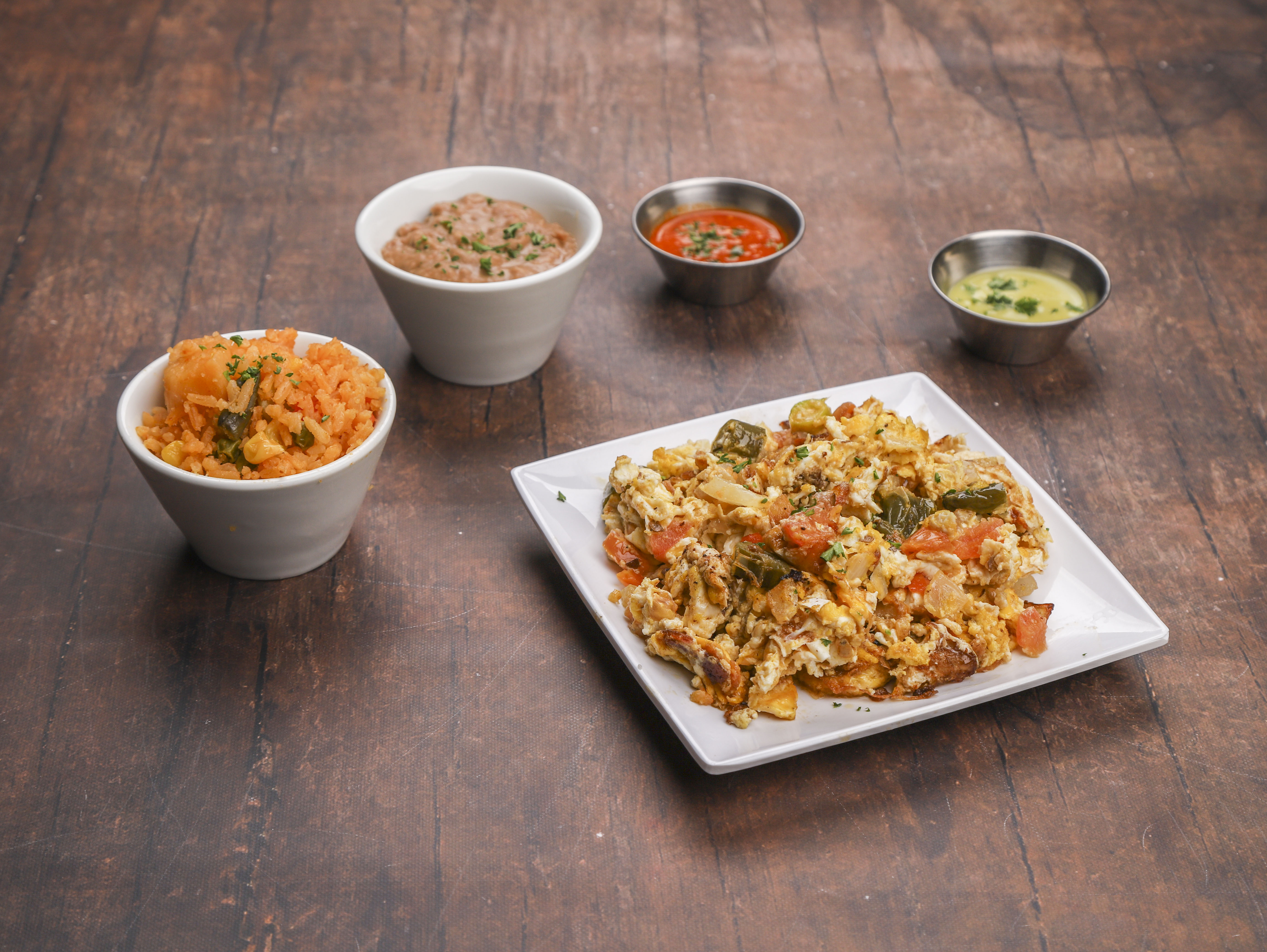 Order Huevos a la Mexicana food online from Taqueria Taxco store, Dallas on bringmethat.com