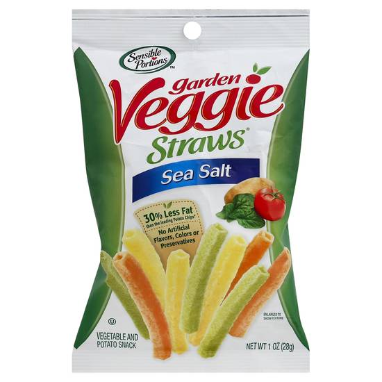 Order Sensible Portions Veggies Straws, Sea Salt - 1 oz food online from Rite Aid store, Yamhill County on bringmethat.com