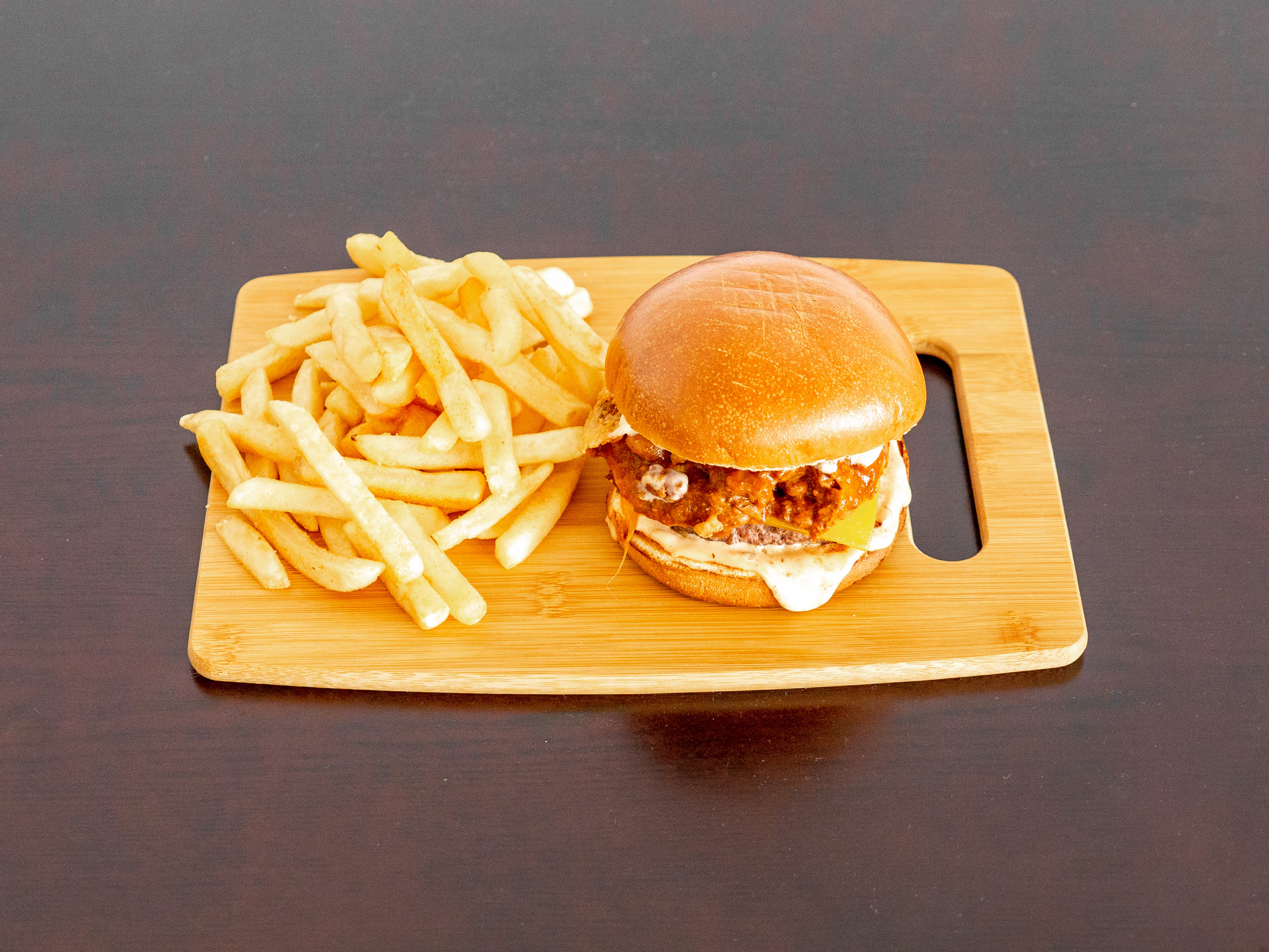 Order Chili Cheese Burger food online from Susie Q Pizza store, Hayward on bringmethat.com