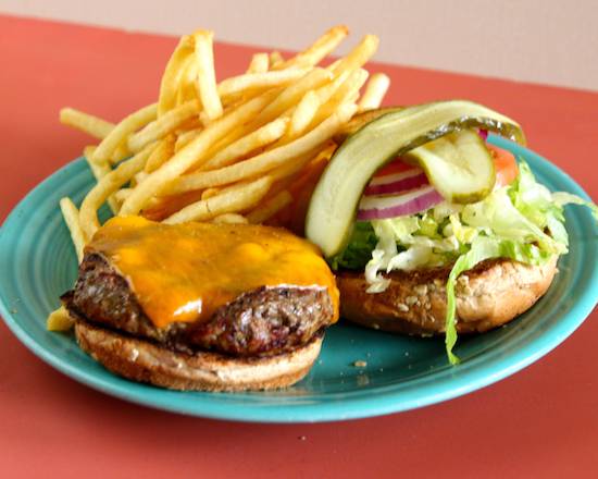 Order All Natural Hamburger food online from Barnaby Cafe store, Houston on bringmethat.com