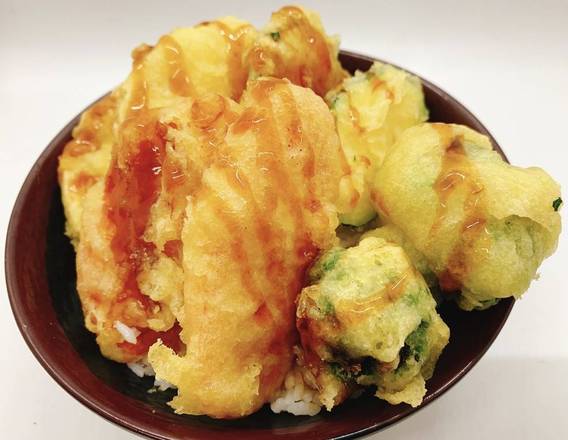 Order Vegetable Tempura Don food online from Narumi Sushi store, Lemon Grove on bringmethat.com