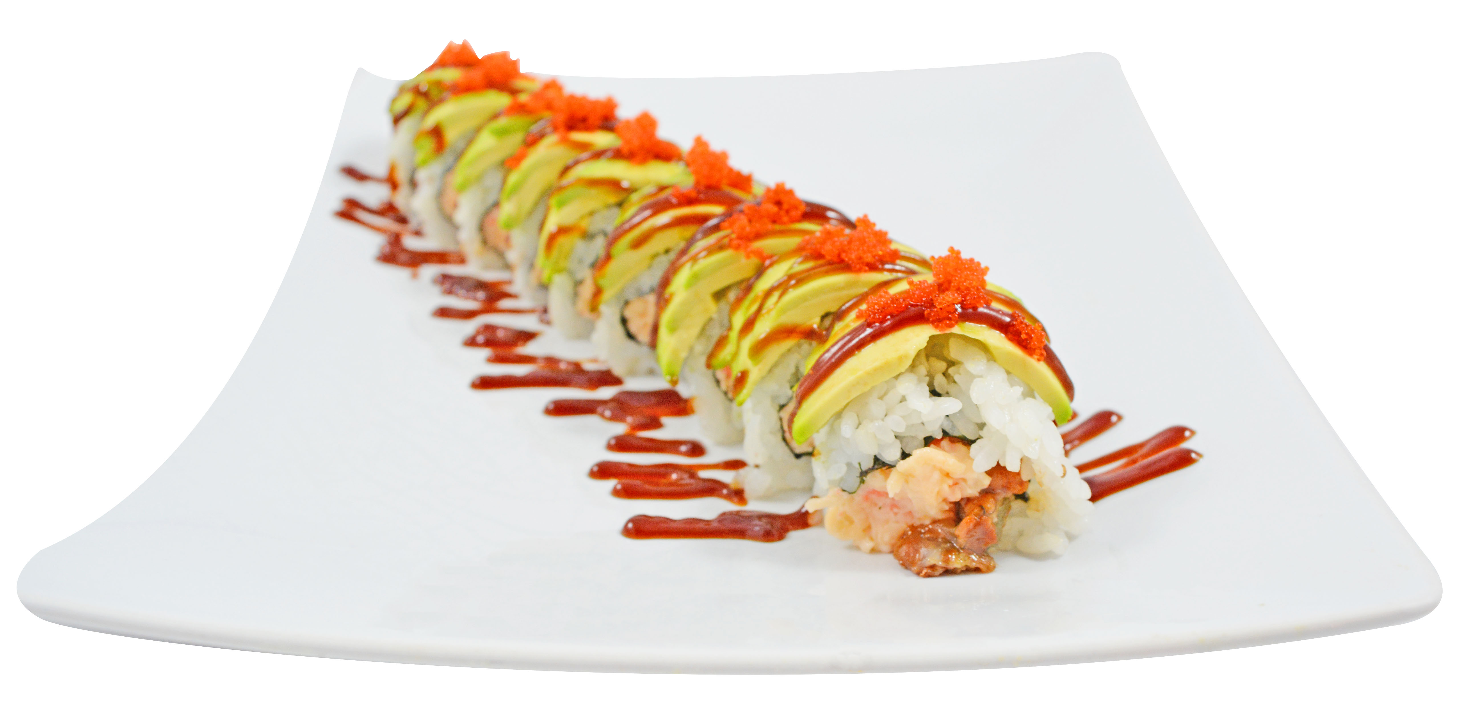 Order Caterpillar Roll food online from Toyama Sushi store, Everett on bringmethat.com
