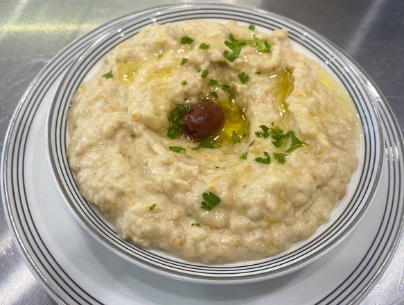 Order Baba Ganoush food online from Truva Mediterranean Grill store, Pleasanton on bringmethat.com