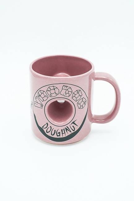 Order Pink Mug food online from Voodoo Doughnut-Old Town store, Portland on bringmethat.com