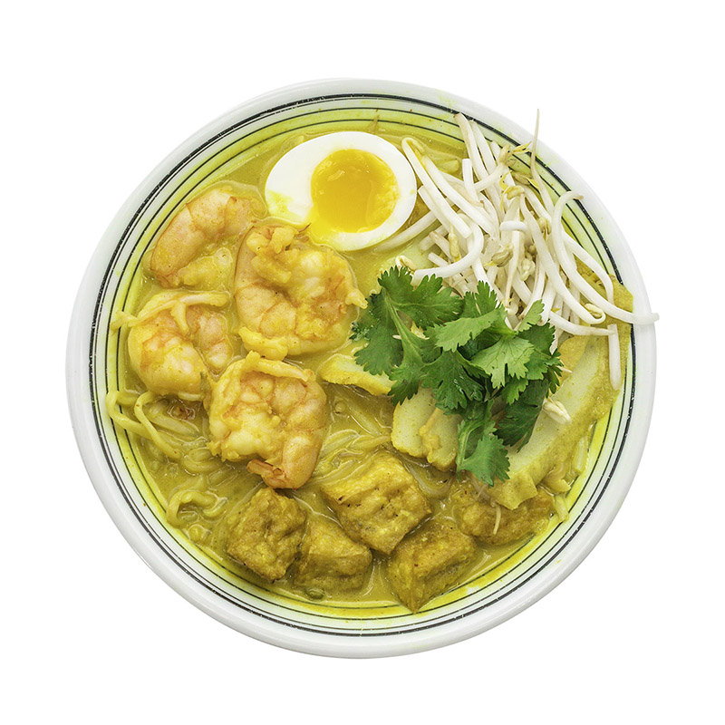 Order Spicy Signapore Laksa Noodle Soup food online from Sachi asian bistro store, New York on bringmethat.com