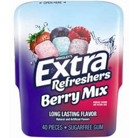Order Extra Refreshers Berry 40ct food online from 7-Eleven store, Huntersville on bringmethat.com