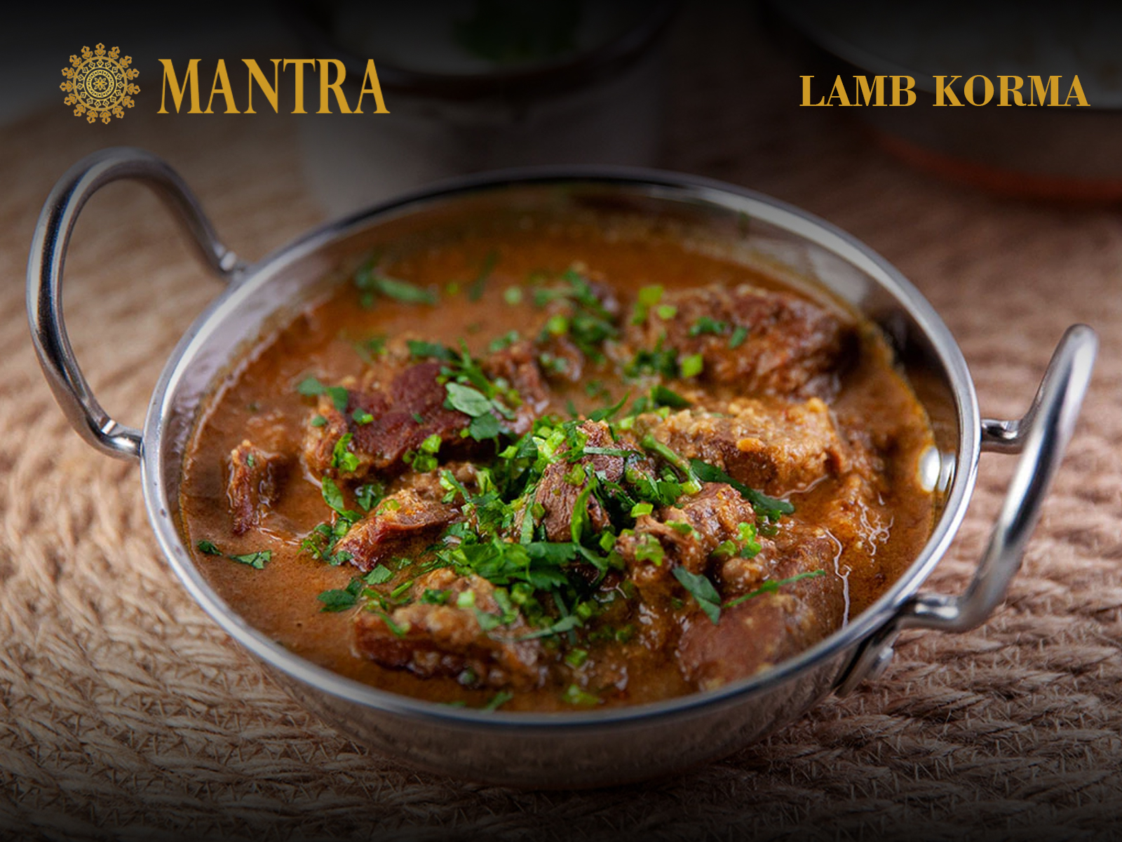 Order Lamb Korma food online from Mantra Authentic Indian Restaurant store, Jersey City on bringmethat.com