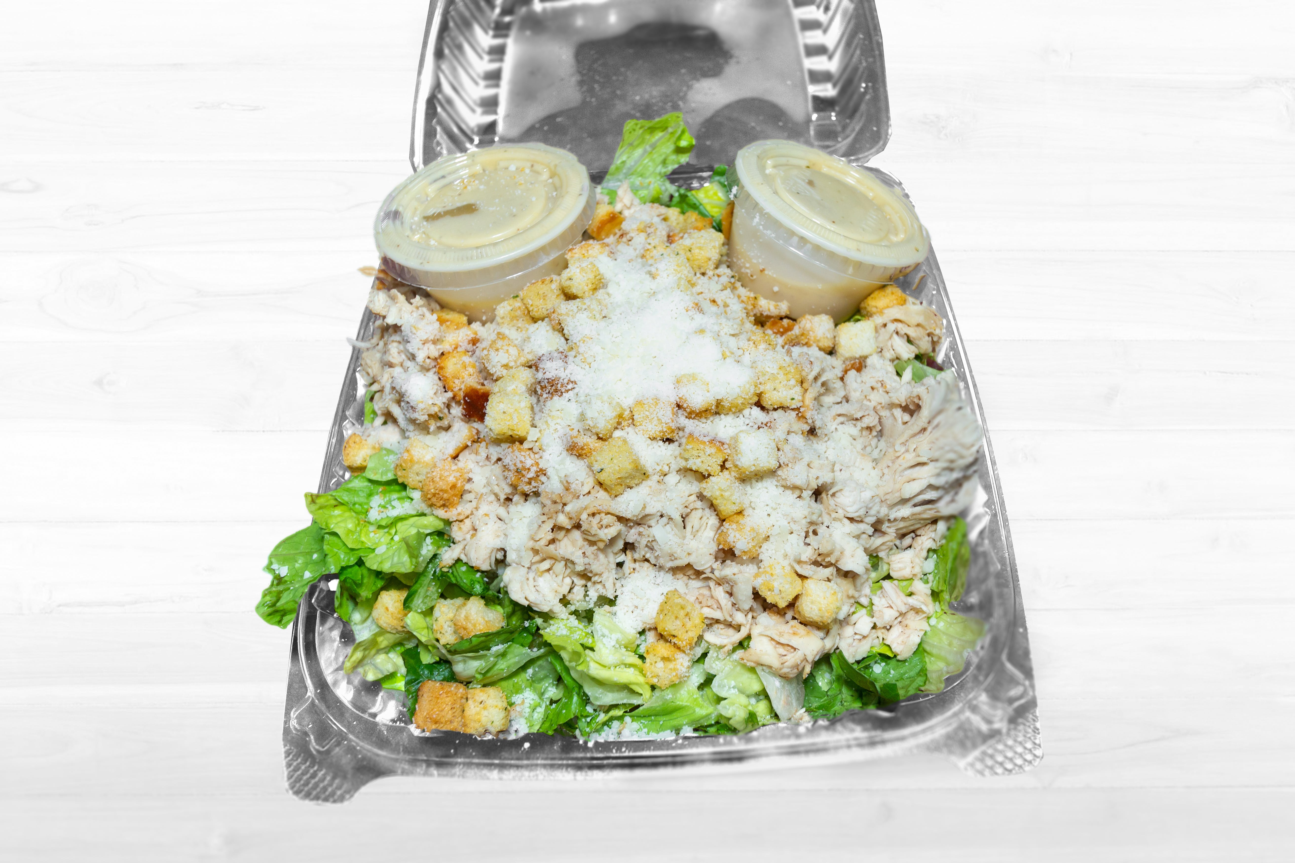 Order Chicken Caesar Salad - Small food online from Broadway Bobby's store, Buffalo on bringmethat.com
