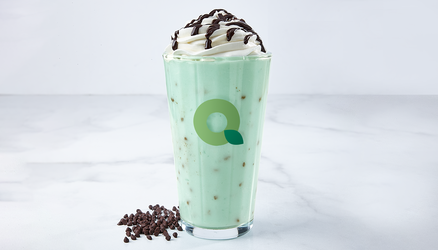 Order Mint Chip Shake 16oz food online from Quickchek store, Point Pleasant Beach on bringmethat.com