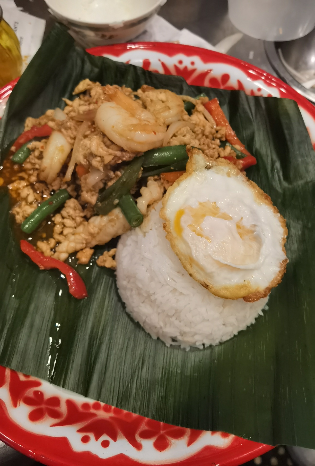 Order Ka Pow Mince Chicken with Fried Egg food online from Monsoon store, Charlottesville on bringmethat.com