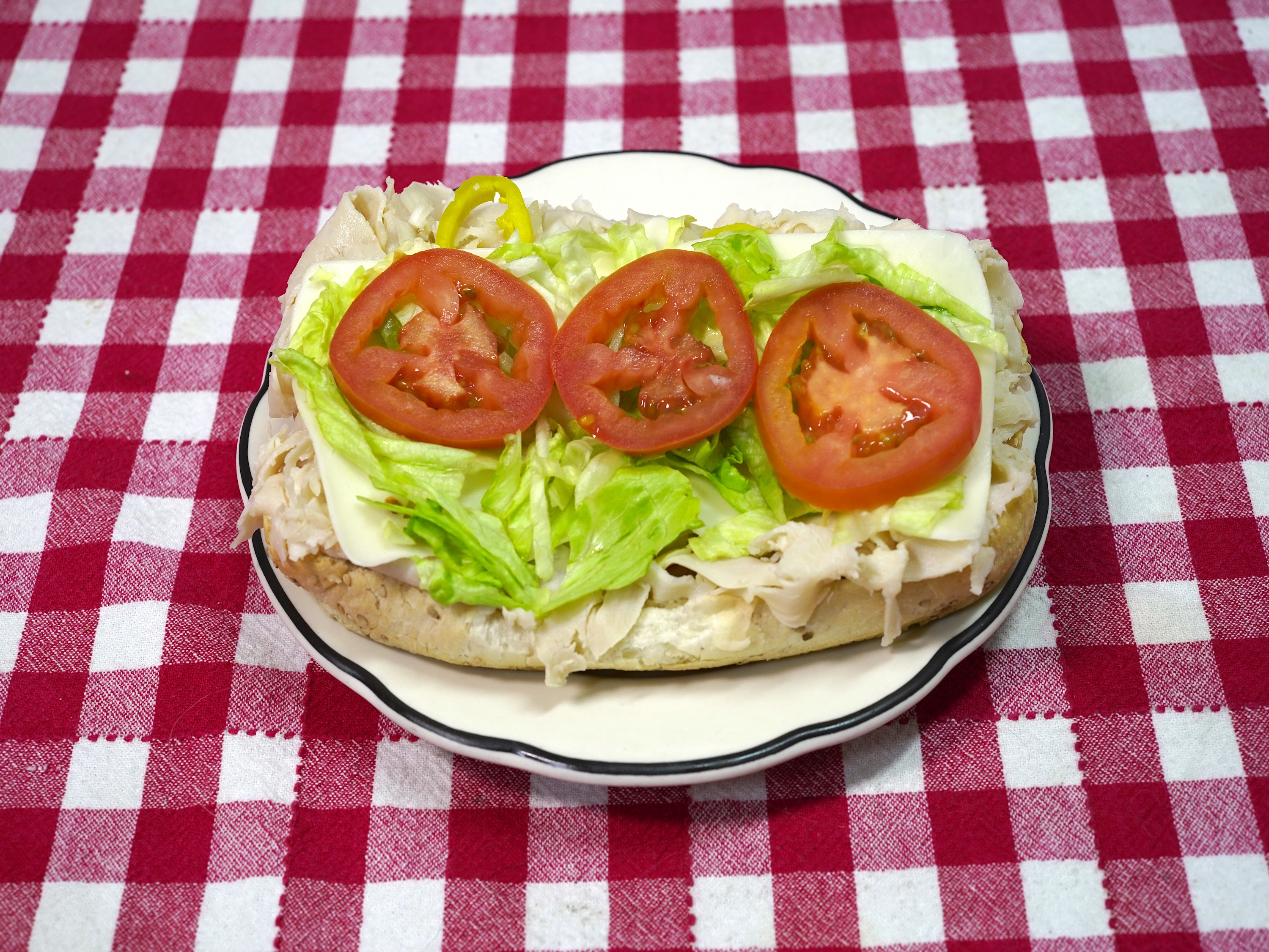 Order 8" Turkey Sub food online from Pizza Connection store, Hazel Park on bringmethat.com