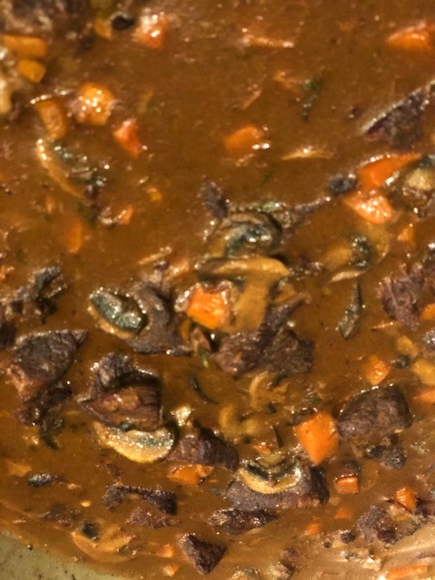 Order Beef Bourguignon GF food online from Nutmeg Bakery Cafe store, Tuckahoe on bringmethat.com