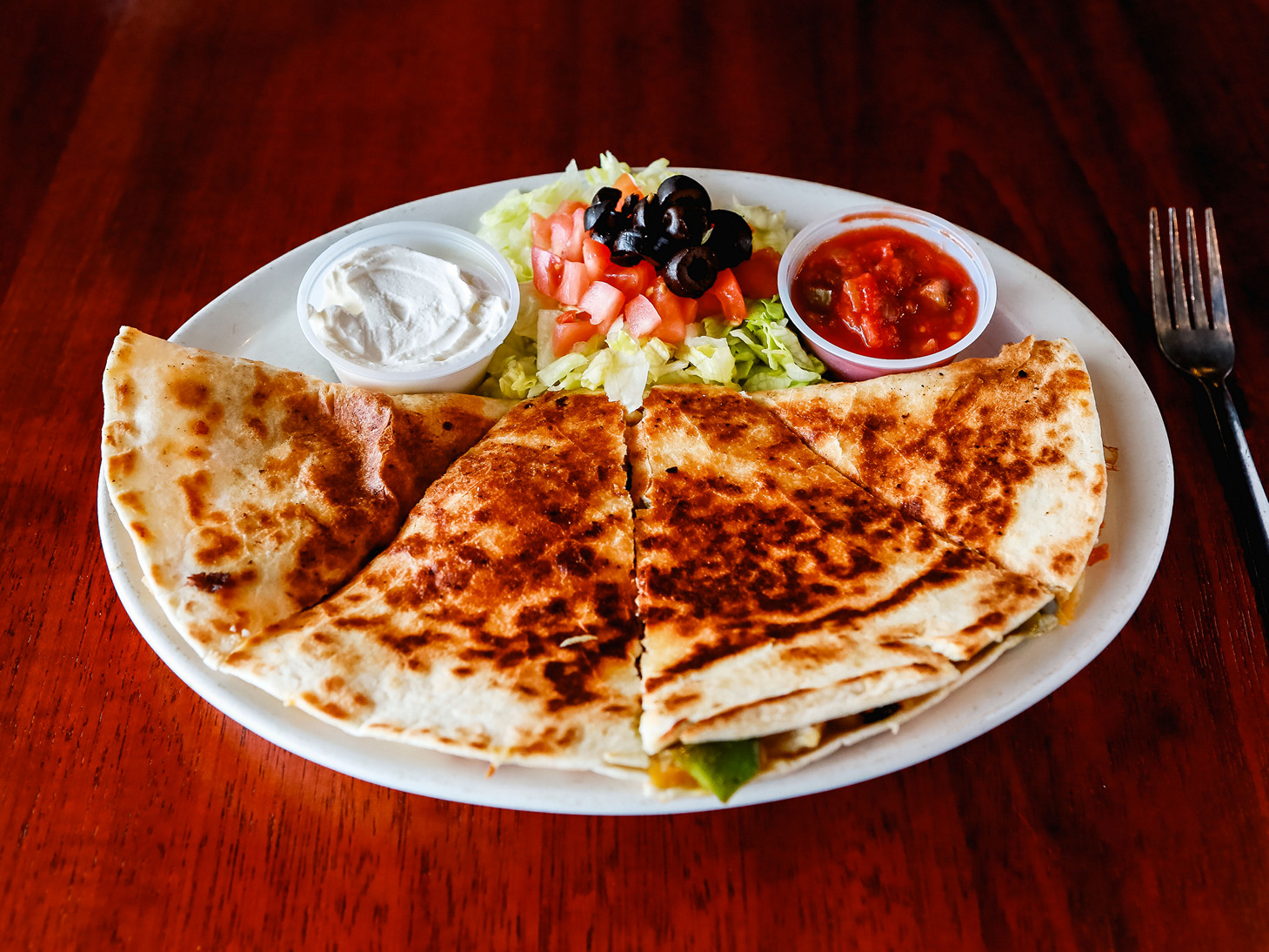 Order Quesadilla food online from Bullfeathers store, Knoxville on bringmethat.com