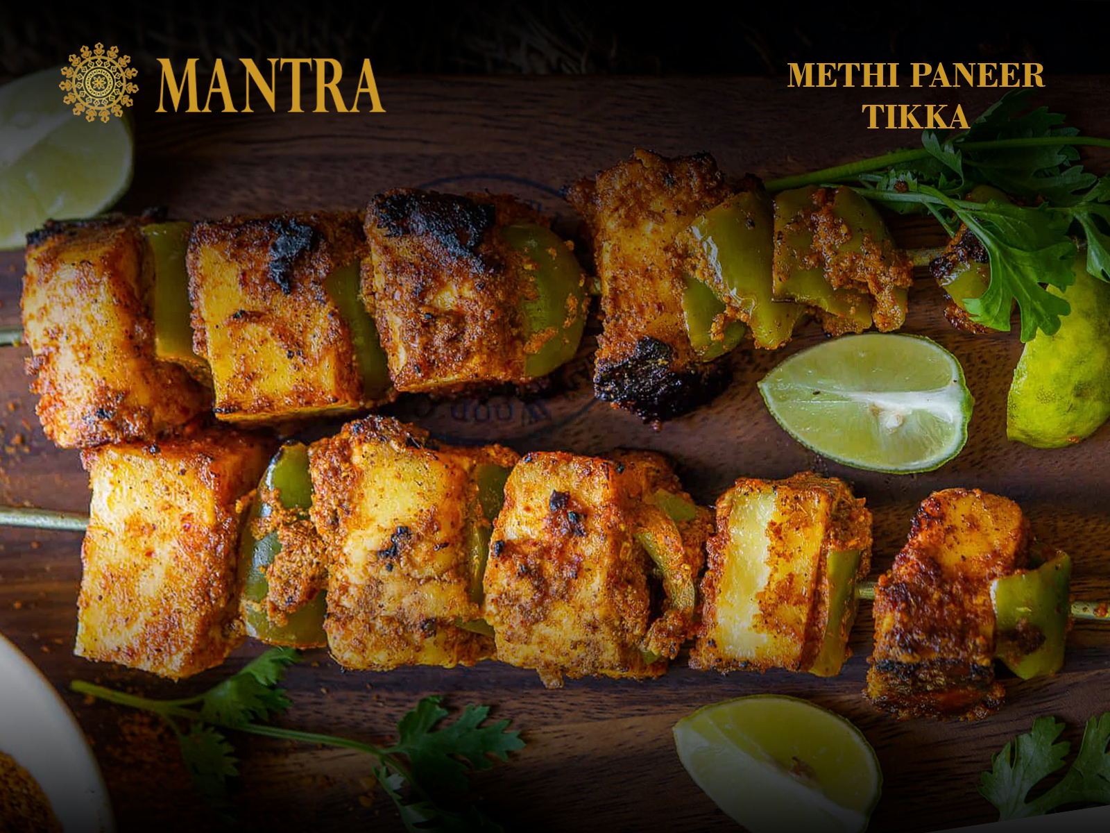 Order Methi Paneer Tikka food online from Mantra restaurant store, Jersey City on bringmethat.com