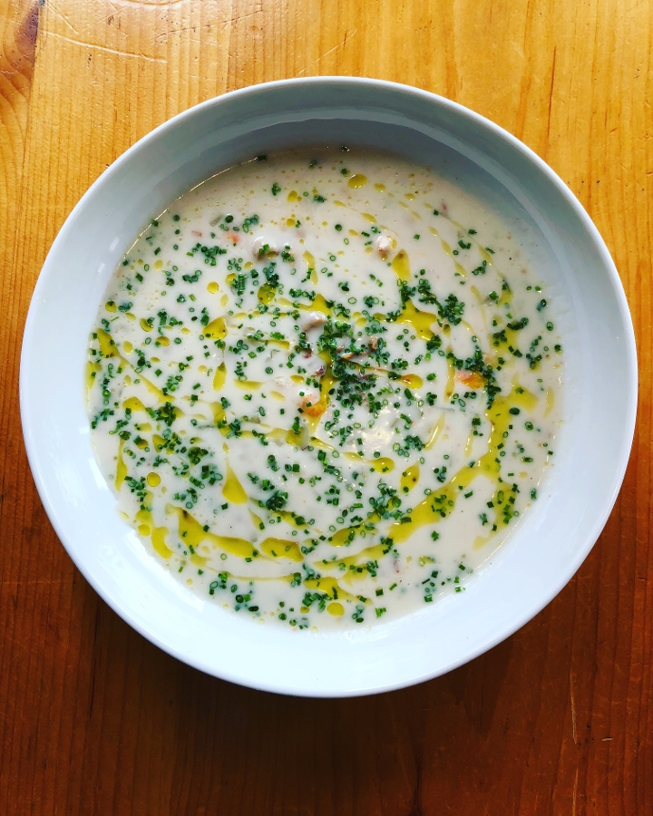 Order CUP CHOWDER food online from Match Burger Lobster store, Westport on bringmethat.com
