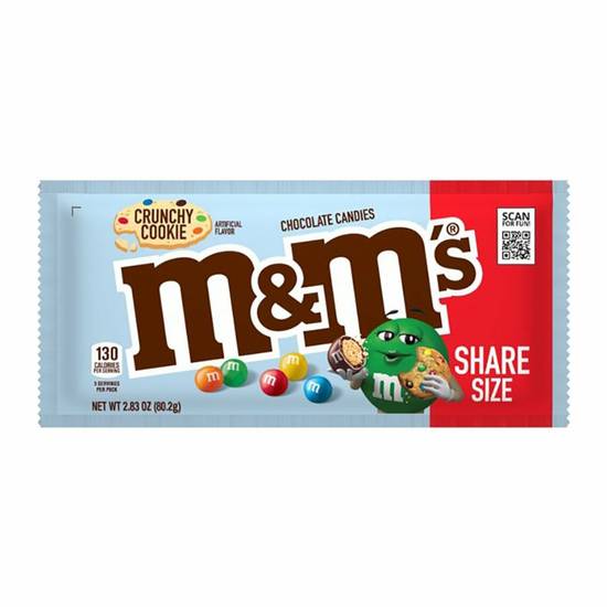 Order M&M's Share Size - Crunchy Cookie food online from IV Deli Mart store, Goleta on bringmethat.com