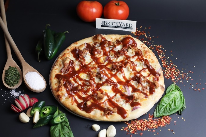 Order BBQ Chicken Pizza food online from The Brickyard store, Woburn on bringmethat.com