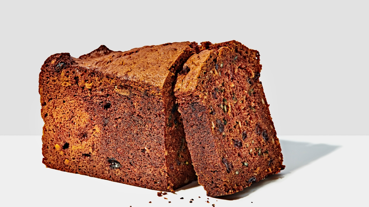 Order Carrot Raisin Pound Cake food online from Gregorys Coffee store, New York on bringmethat.com