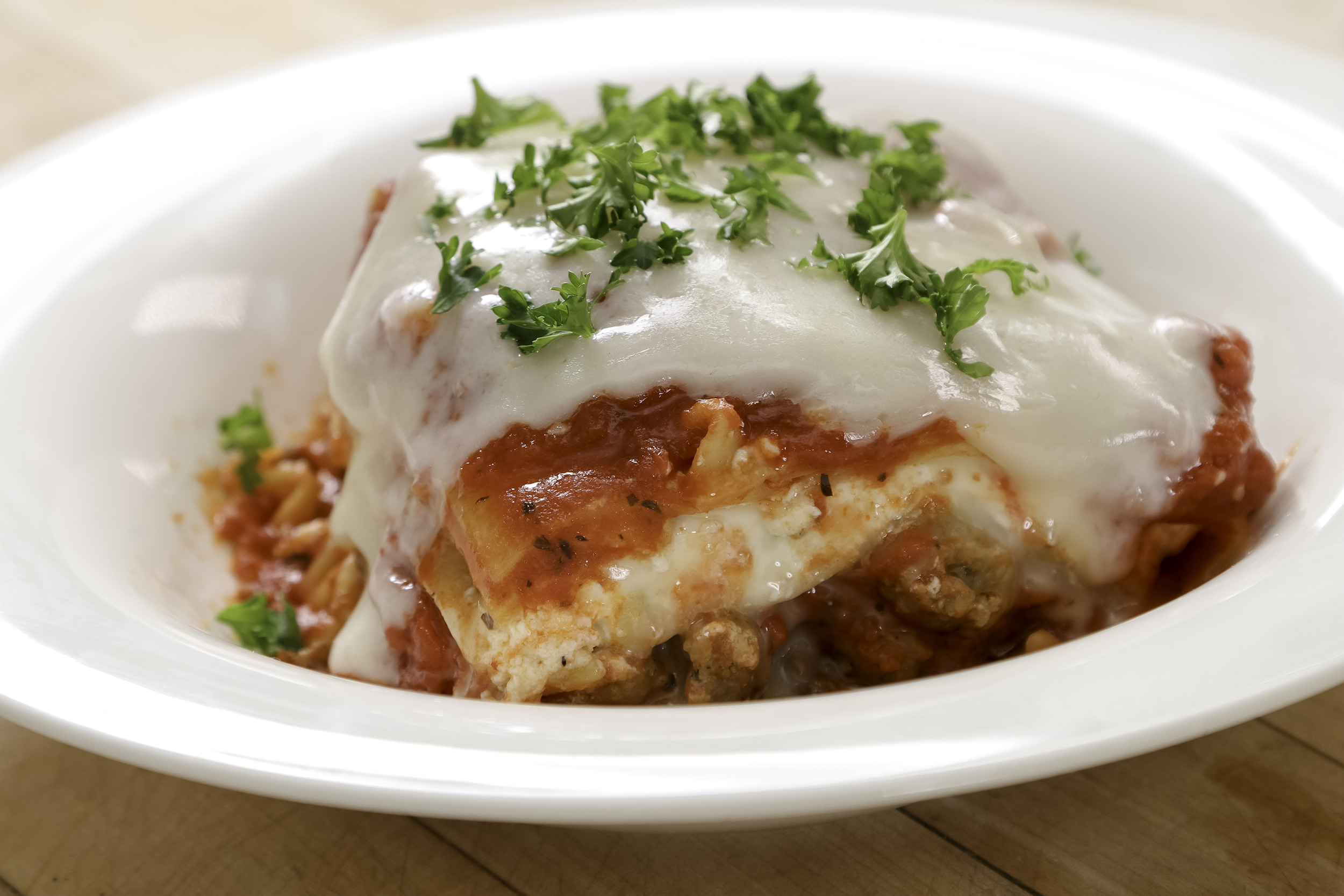 Order Meat Lasagna food online from Ameci Pizza & Pasta store, Lake Forest on bringmethat.com