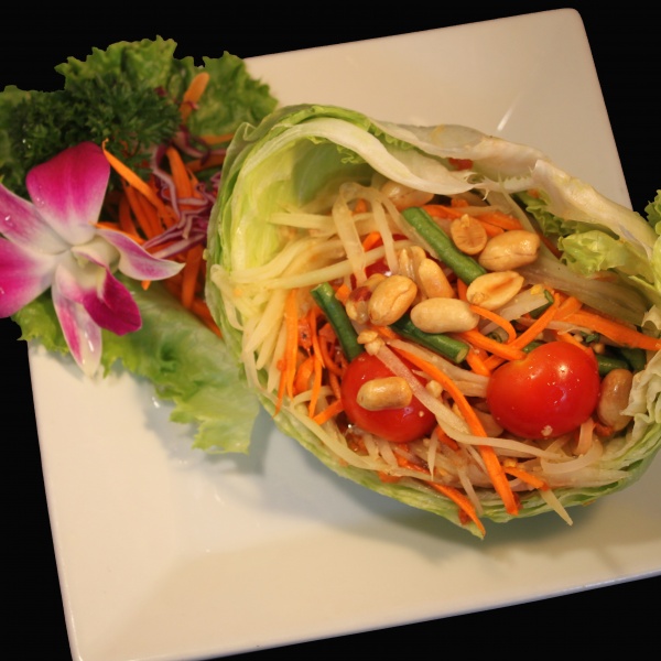 Order Thai Papaya Salad food online from Million thai restaurant store, San Francisco on bringmethat.com