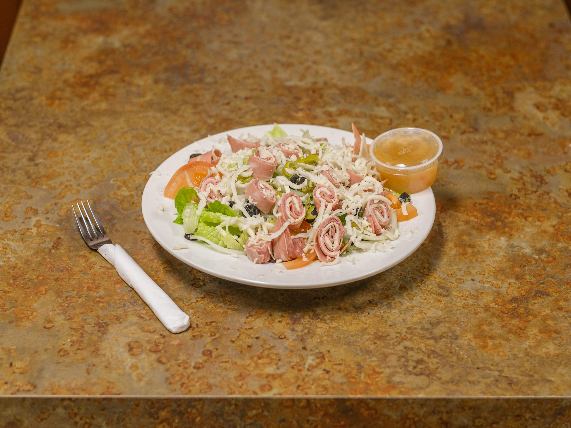 Order Antipasto Salad food online from Papas Pizza store, San Diego on bringmethat.com