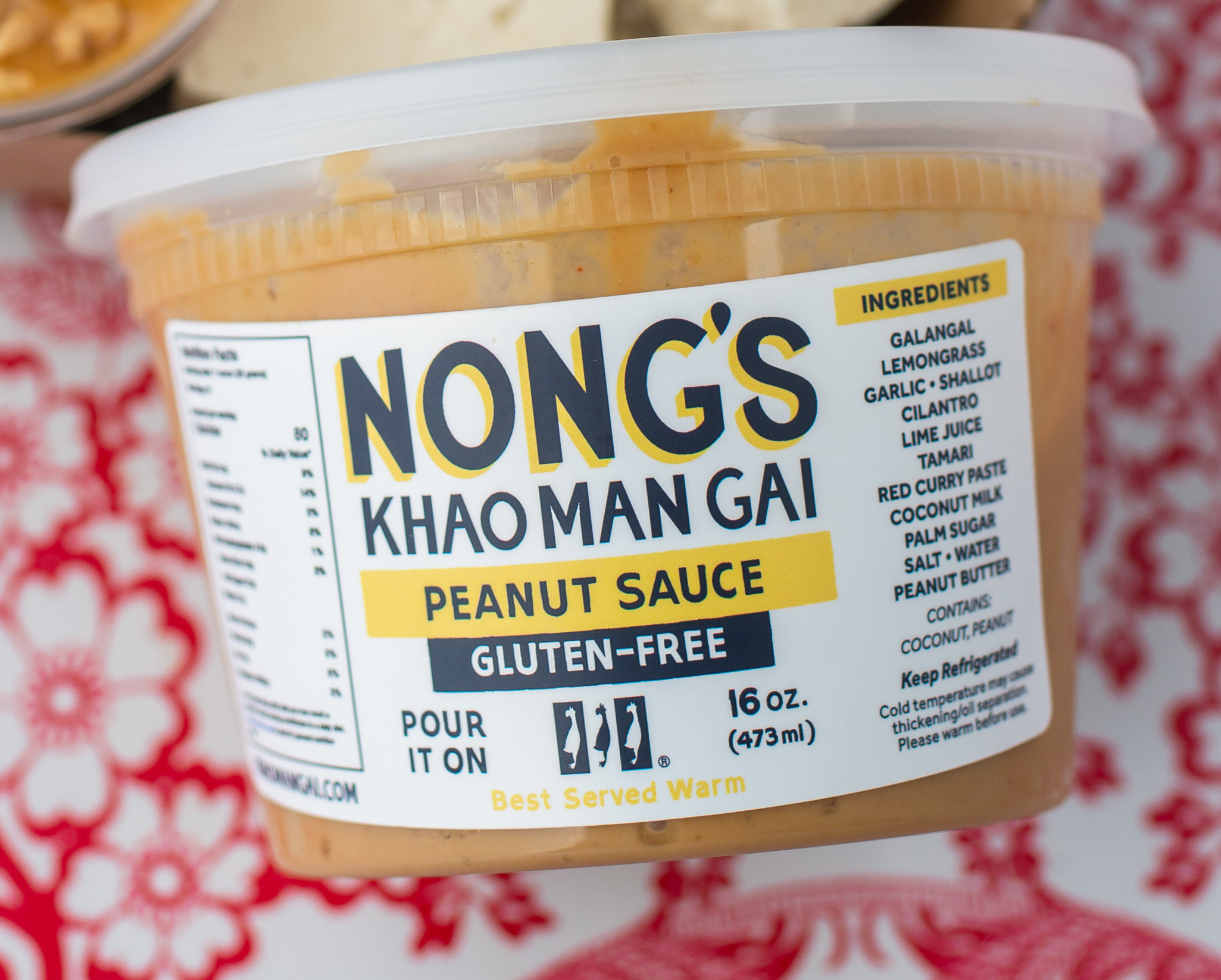 Order 16 oz. Nong's Peanut Sauce food online from Nong's Khao Man Gai store, Portland on bringmethat.com