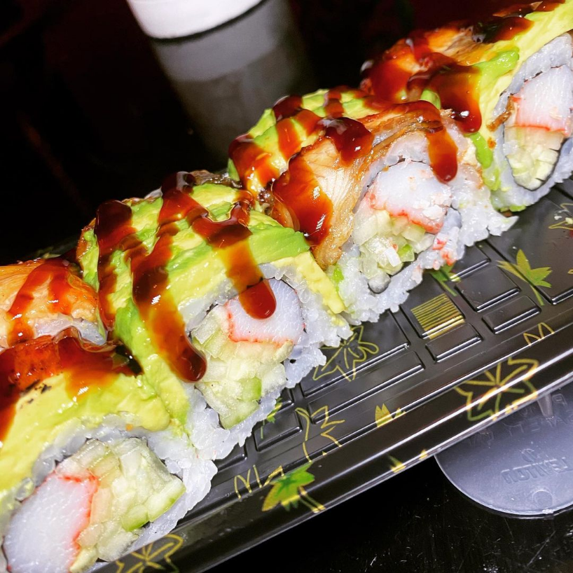 Order Dragon Roll food online from Sushi sushi store, New York on bringmethat.com