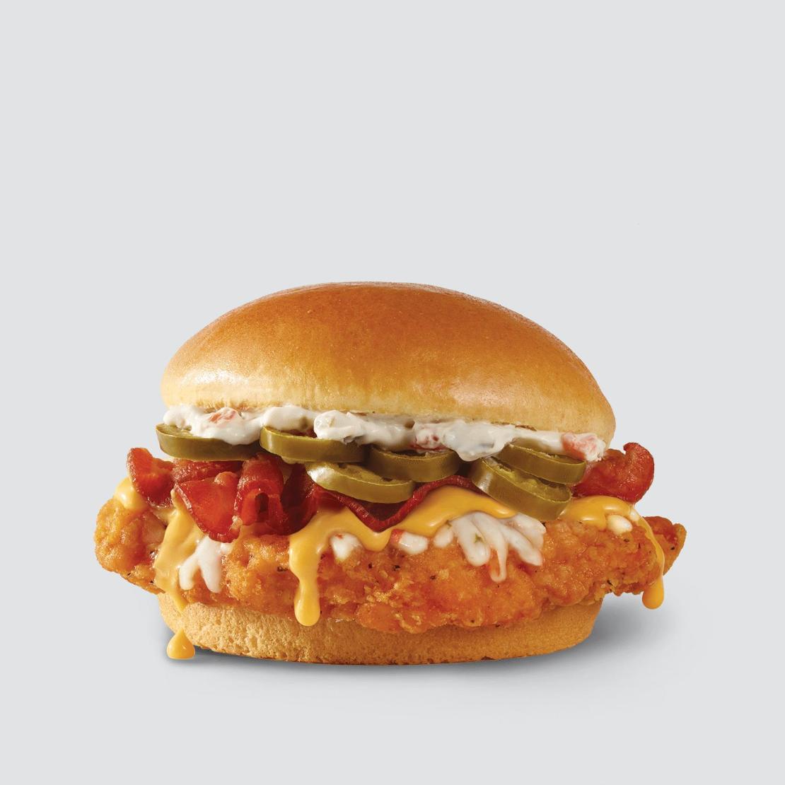 Order Spicy Jalapeño Popper Sandwich food online from Wendy's store, Hickory on bringmethat.com