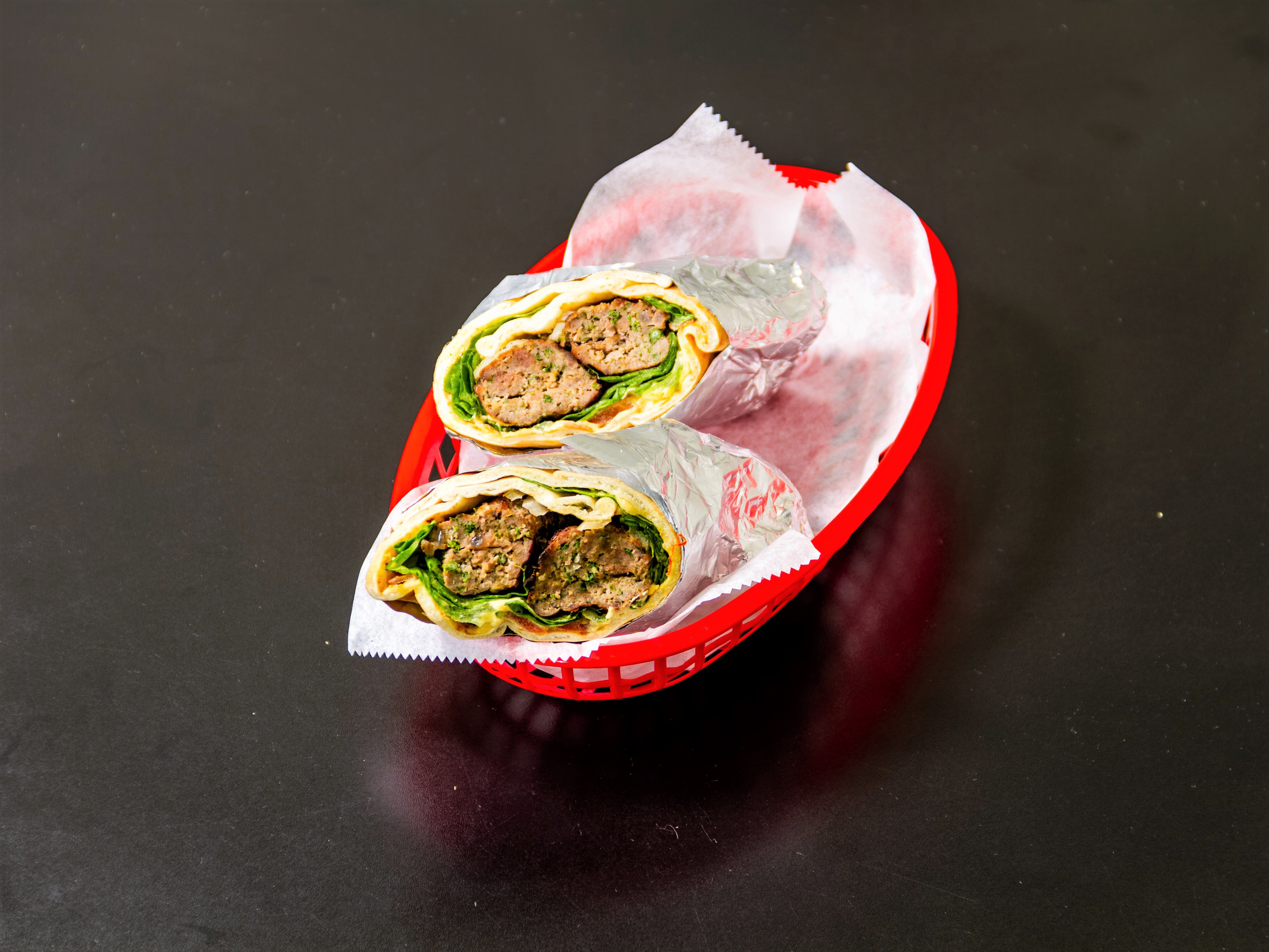 Order Kafta Wrap food online from Byblos Mediterranean Cafe store, Syracuse on bringmethat.com