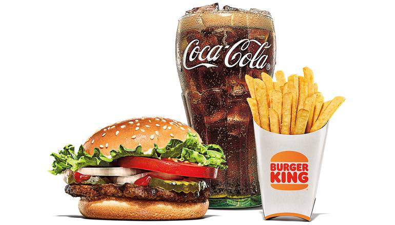 Order Whopper Jr Combo Medium food online from Burger King store, Rumford on bringmethat.com