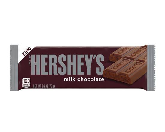 Order Hershey's Milk Chocolate King Size (2.6 oz) food online from Urban Value Corner Store store, Dallas on bringmethat.com