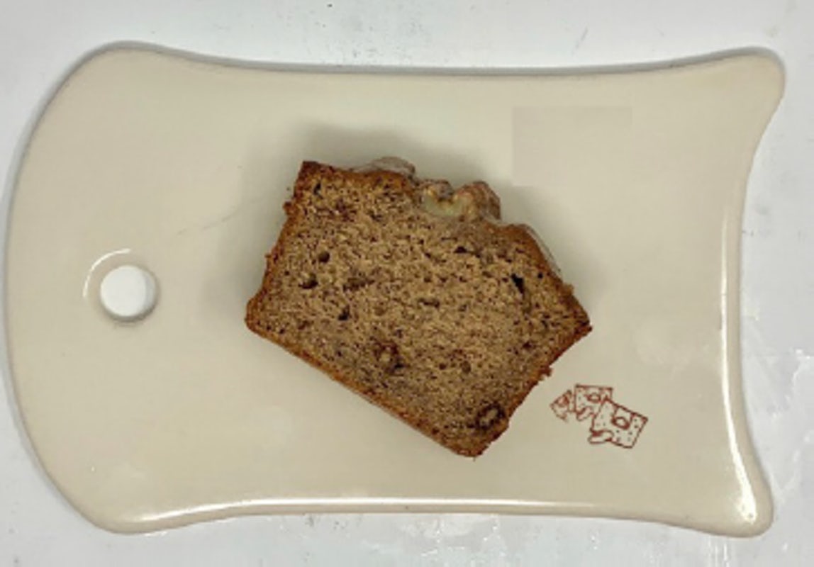 Order Buckwheat Banana Bread Slice food online from Le Pain Quotidien store, Chevy Chase on bringmethat.com