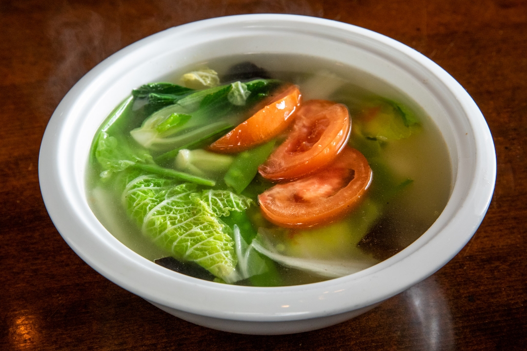 Order +Mixed Vegetable Tofu Soup food online from Han Dynasty store, New York on bringmethat.com