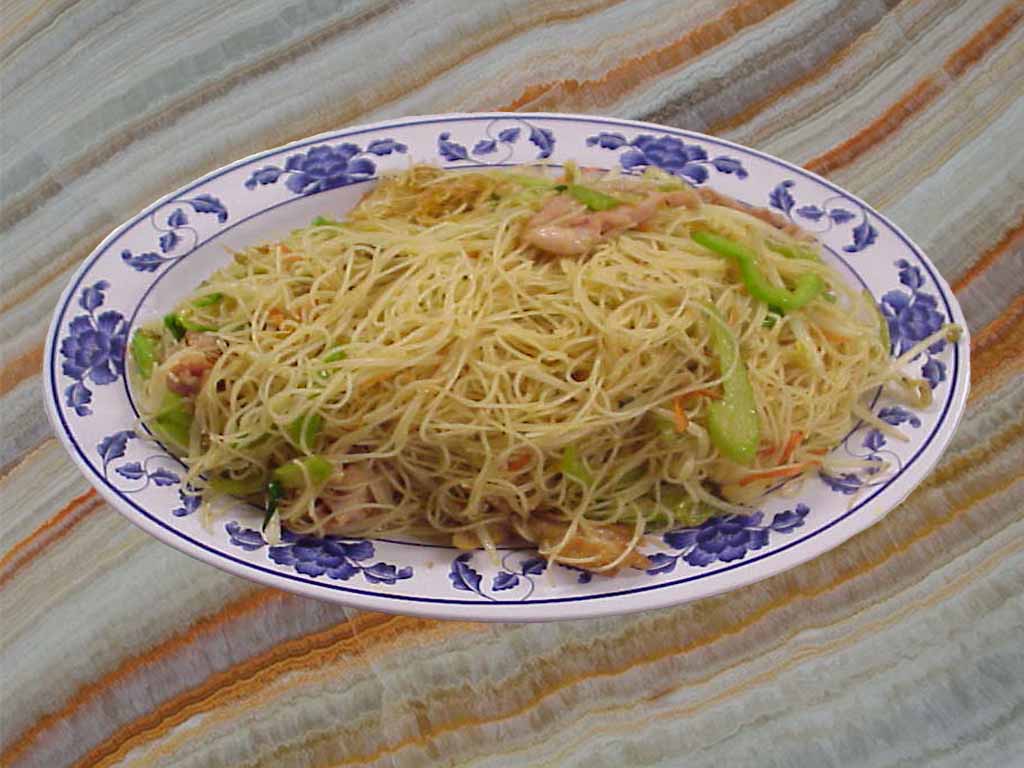 Order 353. Combination Fried Vermicelli Singapore Style food online from San Sun store, San Francisco on bringmethat.com