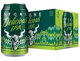 Order Stone Delicious IPA 6 Pack 12 oz. Cans food online from Village Wine & Spirits store, Ventura on bringmethat.com