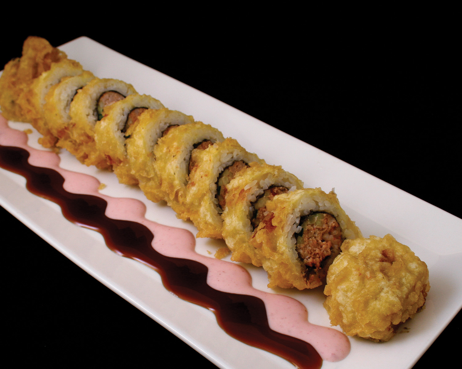 Order T. N. T Fried Roll food online from Sushi Lover store, Belmont on bringmethat.com