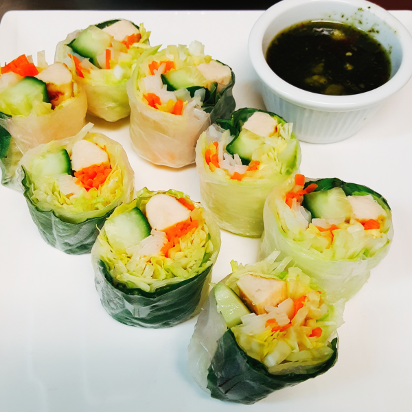 Order A5. 2 Pieces Herbal Roll food online from Kaow Thai store, Beaverton on bringmethat.com