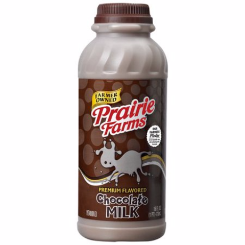 Order Prairie Farms Whole Chocolate Milk 1 Pint food online from 7-Eleven store, St. Louis on bringmethat.com