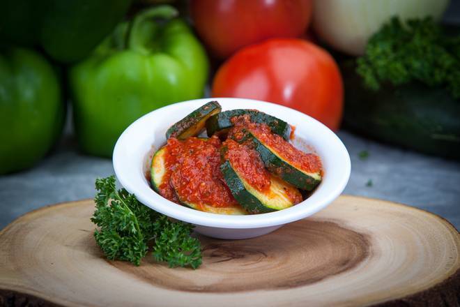 Order Zucchini Cypriana food online from Athena Roasted Chicken store, Maitland on bringmethat.com