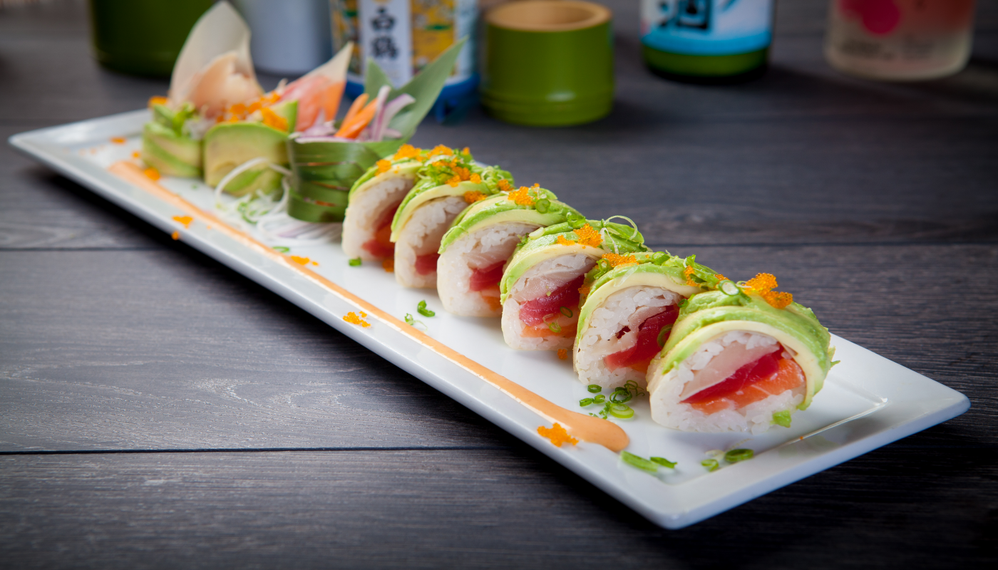 Order SS3. Sashimi Special Roll food online from Starfish Sushi - Downey store, Downey on bringmethat.com