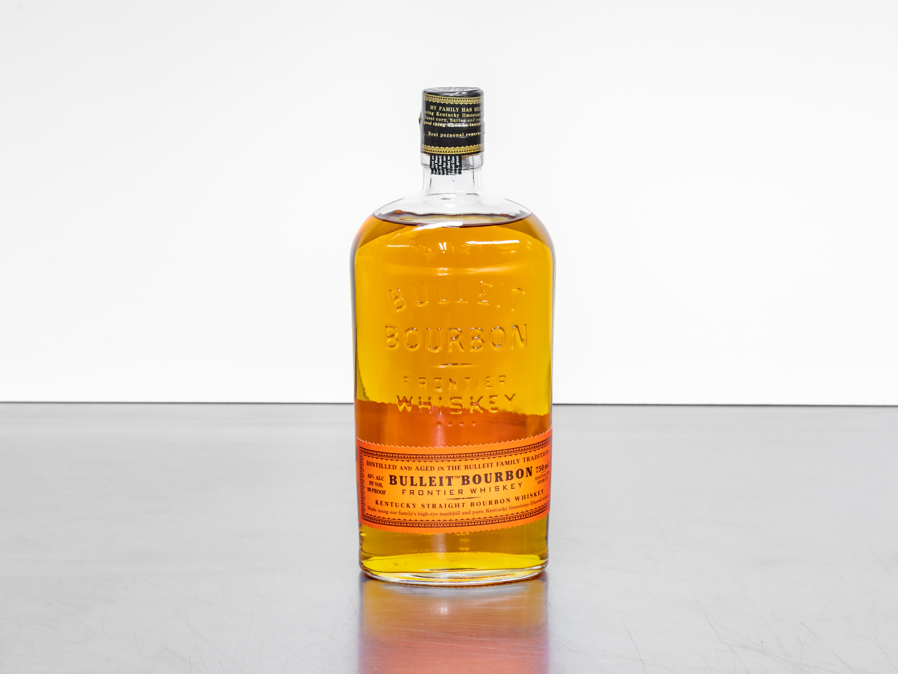 Order Bulleit Bourbon Whiskey 750 ml. food online from In The Zone V store, Phoenix on bringmethat.com
