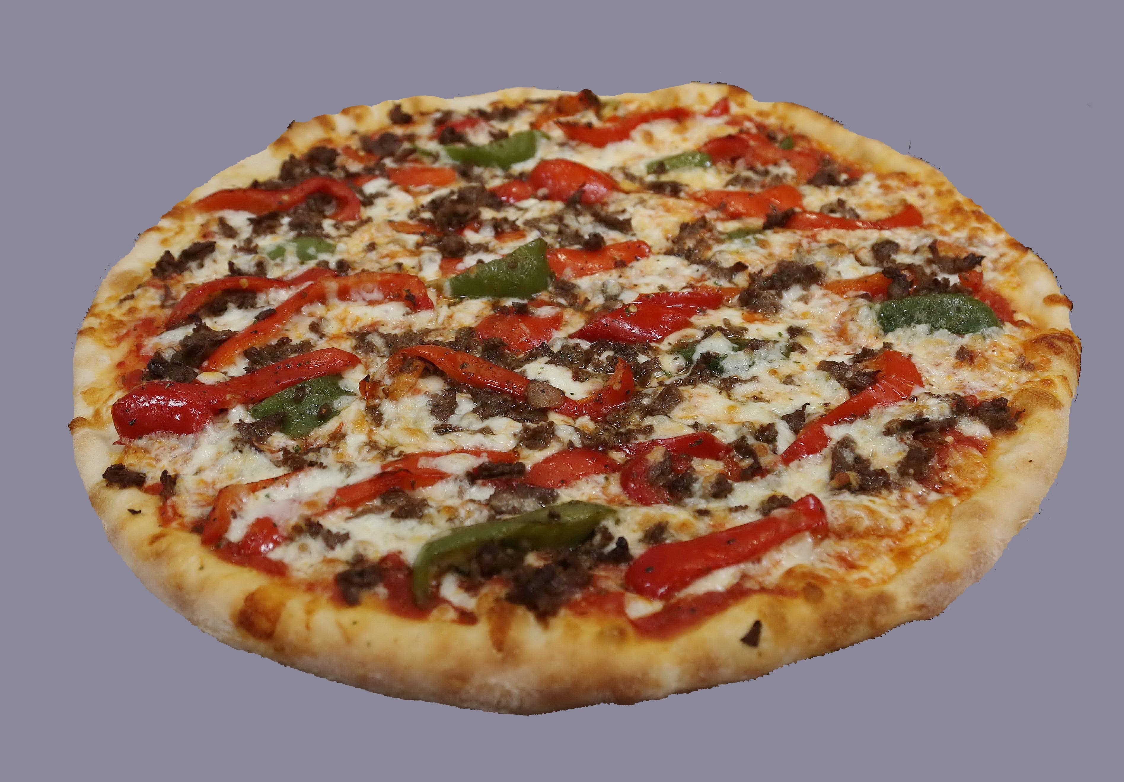 Order Calabria’s Steak Pizza food online from Famous Calabria store, New York on bringmethat.com