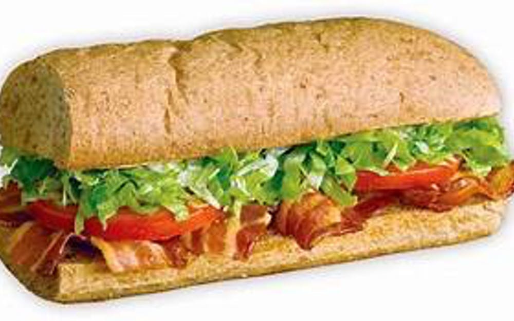 Order BLT Sub - 7" food online from Pino's Pizzeria store, Easton on bringmethat.com