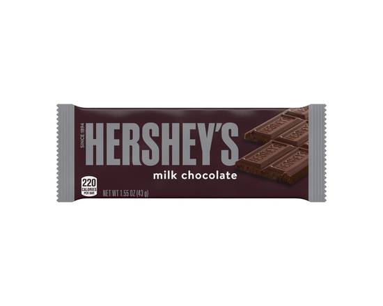 Order Hershey Milk Chocolate Bar Standard 1.55oz food online from Rocket store, Colorado Springs on bringmethat.com