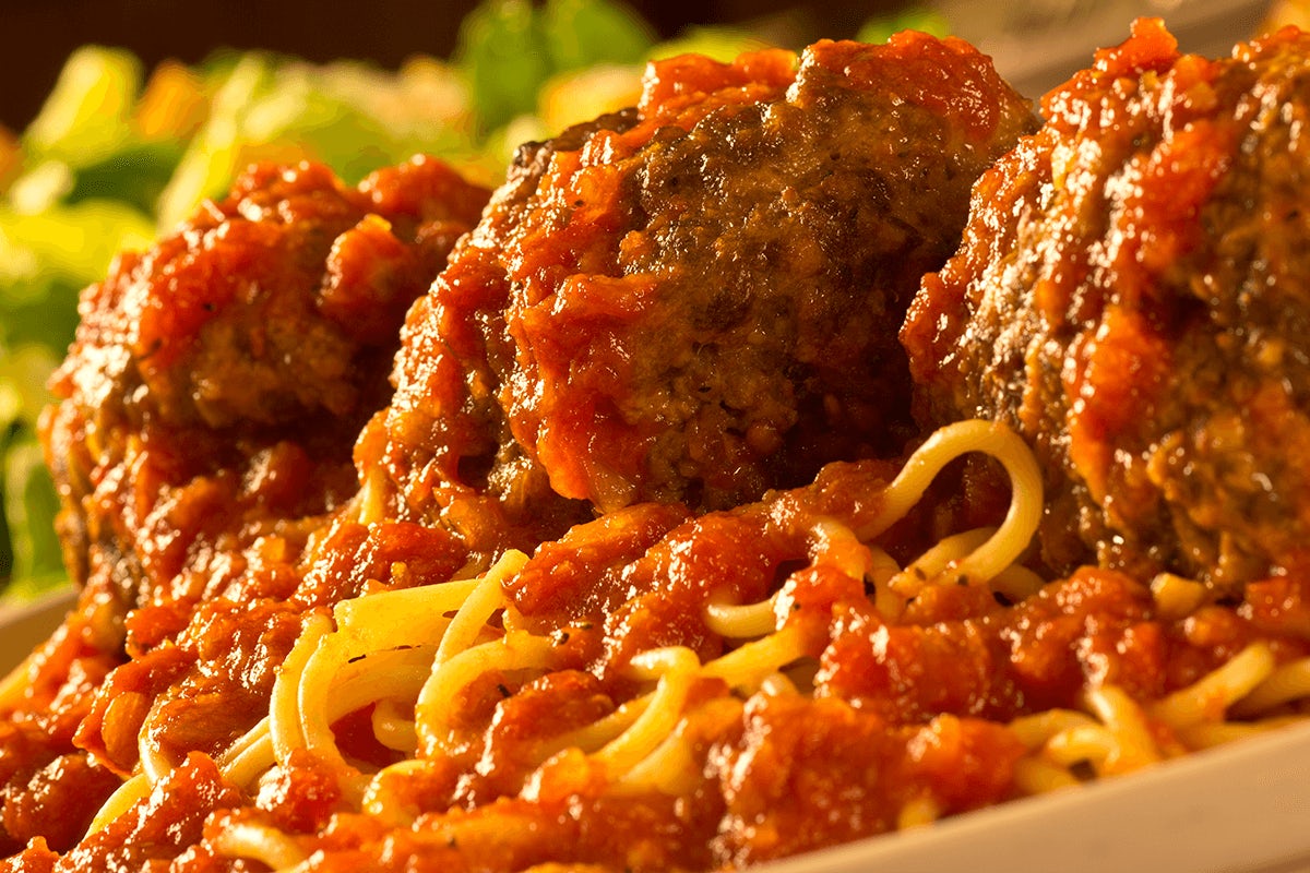 Order Spaghetti with Meatball food online from Buca di Beppo store, Redondo Beach on bringmethat.com