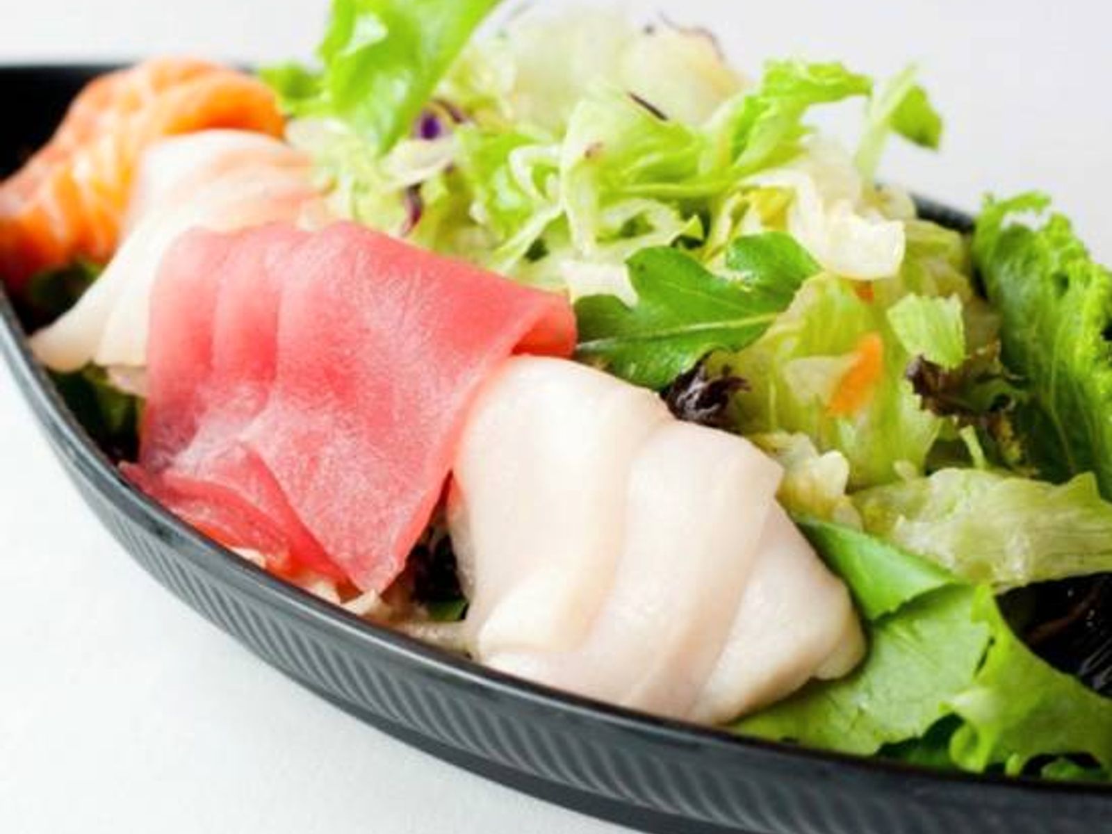 Order Assorted Sashimi Salad food online from The Room Sushi Bar store, Los Angeles on bringmethat.com